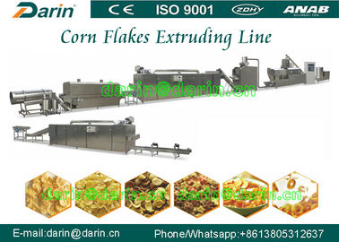 Linha de processamento dos flocos de milho da extrusora de parafuso/equipamento/maquinaria dobro