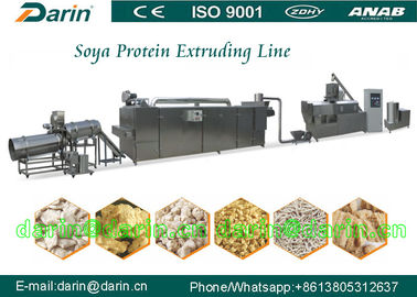 Máquina automática de aço inoxidável da extrusora da soja para a extrusão da proteína de planta