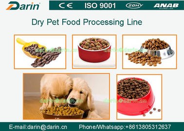Linha de processamento da extrusora dos alimentos para animais de estimação/máquina secas extrusora do animal de estimação