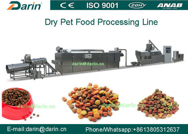 Máquina automática da extrusora dos alimentos para animais de estimação da pelota da eficiência elevada com CE e ISO9001