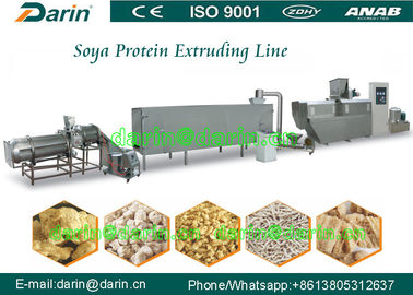 Carne da soja da aplicação da dieta da proteína que faz a linha de produção da máquina