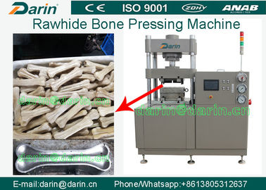 Controle pressionado osso do PLC da máquina de pressão dos ossos do couro cru da mastigação do cão de estimação