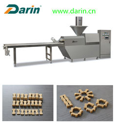 Linha de produção automática máquina material de aço inoxidável dos alimentos para animais de estimação do petisco da carne do animal de estimação