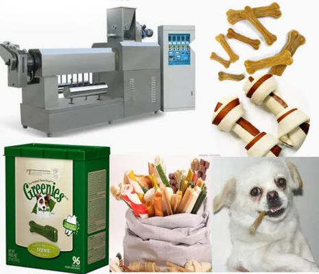 Alimentos para animais de estimação rápidos que processam a maquinaria para a elevação - a nutrição da carne da proteína mastiga