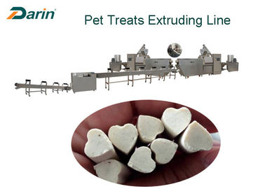 Linha de produção alimentar do petisco da pastilha elástica da extrusora do alimento para cães dos cuidados dentários dos Ss