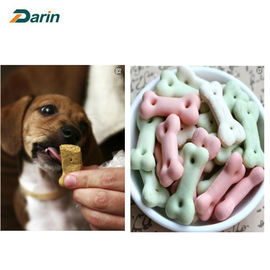 Humam/produção semi dura curto do biscoito da máquina da fabricação de biscoitos do cão comer do animal de estimação