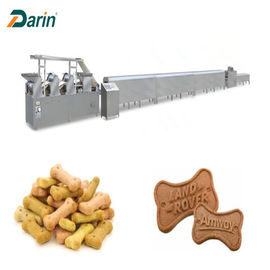 Máquina de processamento do biscoito dos SS, linha da fabricação dos alimentos para animais de estimação para a variedade de formas