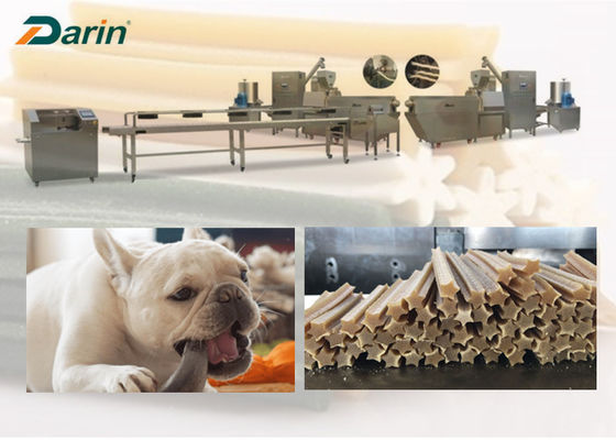 O animal de estimação 100KW de aço inoxidável mastiga a linha de produção para os dentes de cães