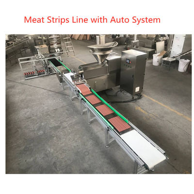 O cão das tiras de Darin Meat Strip Cutting Machine /Meat trata a linha de processamento dos alimentos para animais de estimação