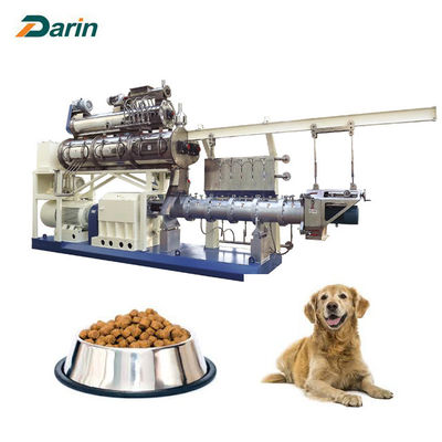 O cão trata a capacidade grande da máquina da extrusora dos alimentos para animais de estimação de 5 toneladas
