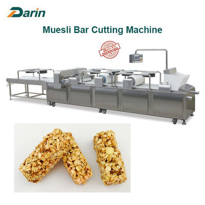 Barra do cereal de Muesli que faz a máquina Darin o rendimento alto operação inteligente de aço inoxidável do PLC