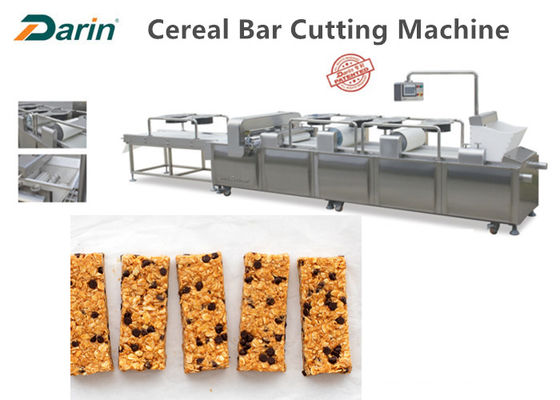 Barra de aço inoxidável do cereal que faz a máquina, máquinas de corte do petisco para a barra do sésamo