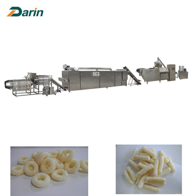 Máquina expulsando do alimento dobro automático do parafuso para petiscos do milho do cereal