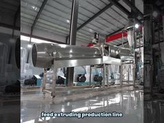 Máquina de extrusão para alimentação de peixes com pellets SUS201 SUS304 AutoCAD