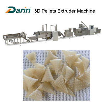 O único parafuso 3D granula os petiscos da frigideira que fazem a máquina de aço inoxidável