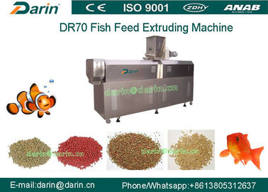 Os peixes DR70 de flutuação de aço inoxidável de alta qualidade alimentam a linha de processamento dobro do parafuso