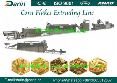 Alimento automático dos flocos de milho do volume da capacidade alta que faz a máquina para petiscos dos cereais