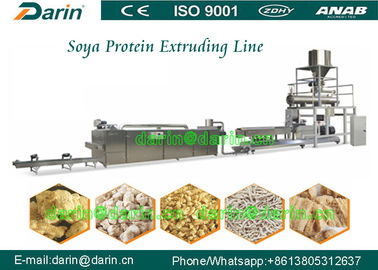 Linha de processo Textured da máquina da extrusora da soja com o 150kg pela hora