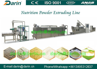 linha de processamento nutritiva da máquina da extrusora do alimento do pó do arroz 150kg/hr