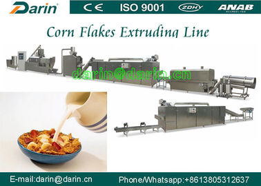 O milho lasca-se maquinaria/flocos de milho linha de produção alimentar do petisco