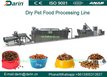 Linha de produção automática contínua do alimento para cães