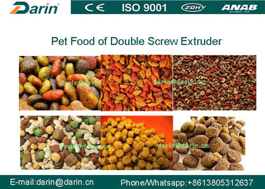 Máquina automática da extrusora dos alimentos para animais de estimação da pelota da eficiência elevada com CE e ISO9001