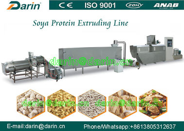 Linha contínua e automática da máquina da produção de máquina da extrusora da soja da textura
