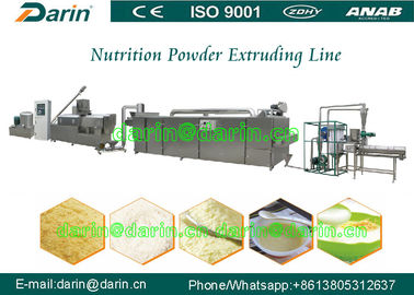 Máquina da extrusora do alimento do pó do arroz das grões da nutrição/linha de produção