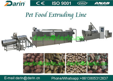 Máquina da extrusora de parafuso do ingrediente dois dos gêneros alimentícios/maquinaria de alimento para cães
