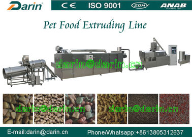 Equipamento inteiramente contínuo e automático 1ton -3 ton/h da extrusora dos alimentos para animais de estimação dos peixes/cão