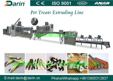 Máquina certificada ISO9001 da extrusora de único parafuso do CE para o cão de estimação que mastiga a barra