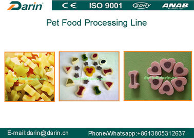 Linha de processamento dos alimentos para animais de estimação para petiscos da mastigação do cão, deleites, alimentos animais semi húmidos