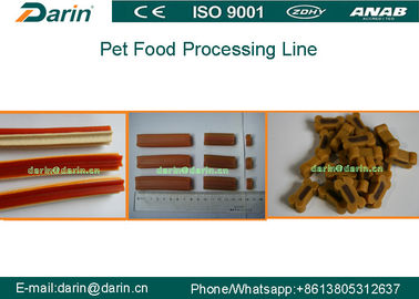 Alimentos para animais de estimação de aço inoxidável do produto comestível/extrusora do alimento para cães, maquinaria de alimentos para animais de estimação