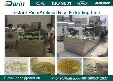 Linha expulsando da máquina da extrusora do alimento de petisco/arroz artificial com CE