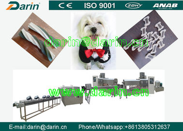 O CE ISO9001 certificou o alimento para cães que faz a máquina que mastiga a linha de processamento dos alimentos para animais de estimação
