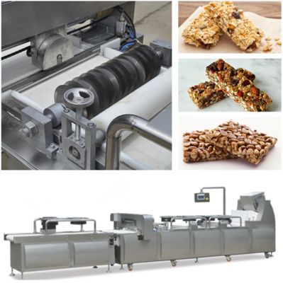 Máquina de Corte e Fabricação de Barras de Amendoim MK-75 com PLC Siemens