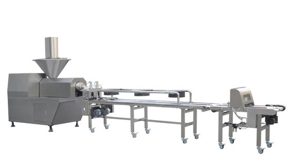 Máquina fria de baixo nível de ruído da extrusora dos alimentos para animais de estimação para petiscos de mastigação macios do alimento para cães
