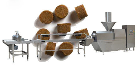 Máquina fria de baixo nível de ruído da extrusora dos alimentos para animais de estimação para petiscos de mastigação macios do alimento para cães