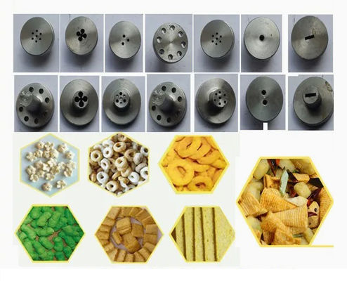 Máquina de extrusão de recheio de milho de aço inoxidável 304 com certificação CE