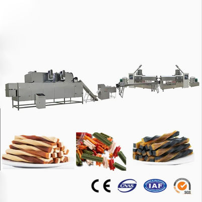 Extrusora de Alimento Semi-Úmido para Cães para Petiscos / Snacks / Mastigáveis