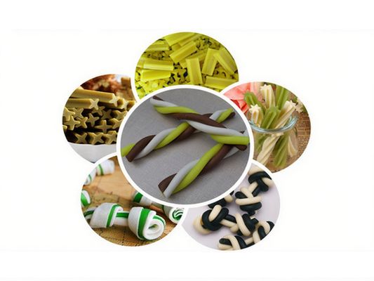 Linha de Processamento de Extrusora de Alimentos Semiumidos para Cães / Máquina de Alimentos para Gatos