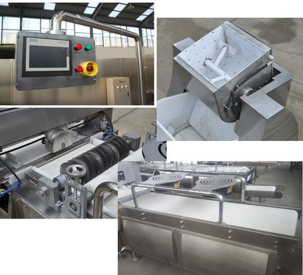 Máquina de Corte e Fabricação de Barras de Amendoim MK-75 com PLC Siemens