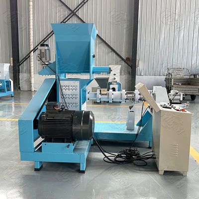 Extrusora de ração para cães com rosca dupla com ISO, Linha de produção de pellets de ração