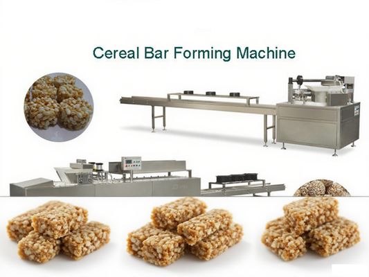 Máquina para formar barras de cereais com várias formas em aço inoxidável 304