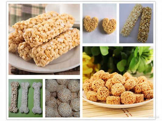 Máquina para formar barras de cereais com várias formas em aço inoxidável 304