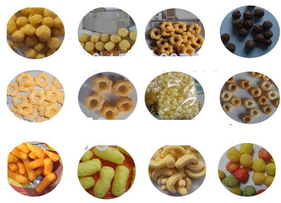 Máquina expulsando do alimento da máquina do petisco do sopro do milho SS304