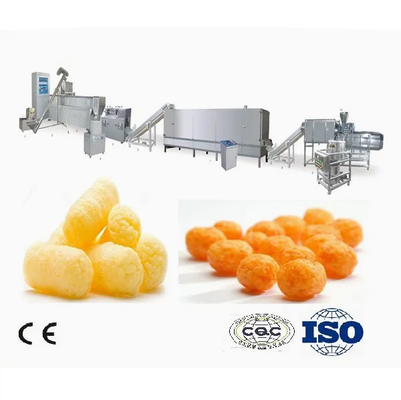 Linha de processamento 150kg/h da máquina da extrusora do sopro do milho do petisco do lazer