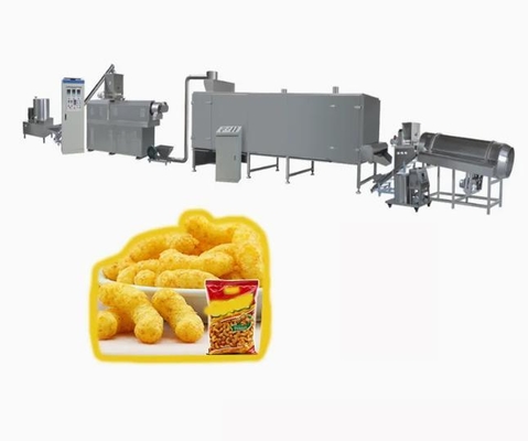 Linha de processamento 150kg/h da máquina da extrusora do sopro do milho do petisco do lazer