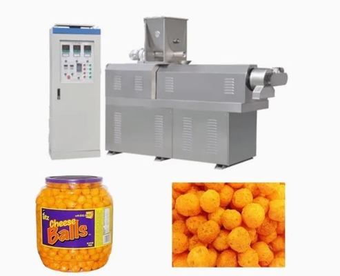 Linha de processamento 150kg/h da máquina da extrusora do sopro do milho do petisco do lazer