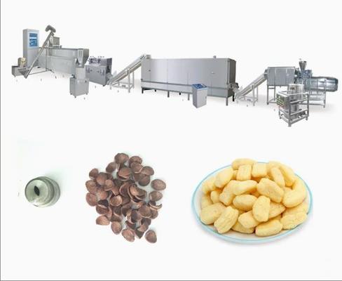 O alimento de petisco soprou máquina da extrusora dos petiscos do milho